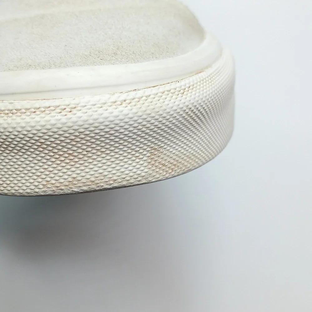 Vans Old Skool Floral Print Sneakers Cream‎ White Suede Womens 8 Mens 6.5 500714